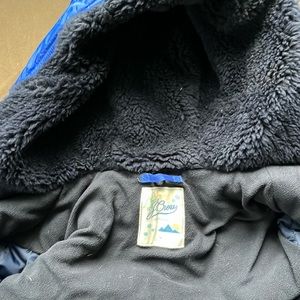 Boys size 12 jeans crew parka in blue.